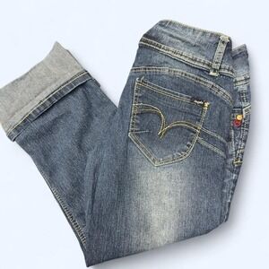 2000s Angels denim capris